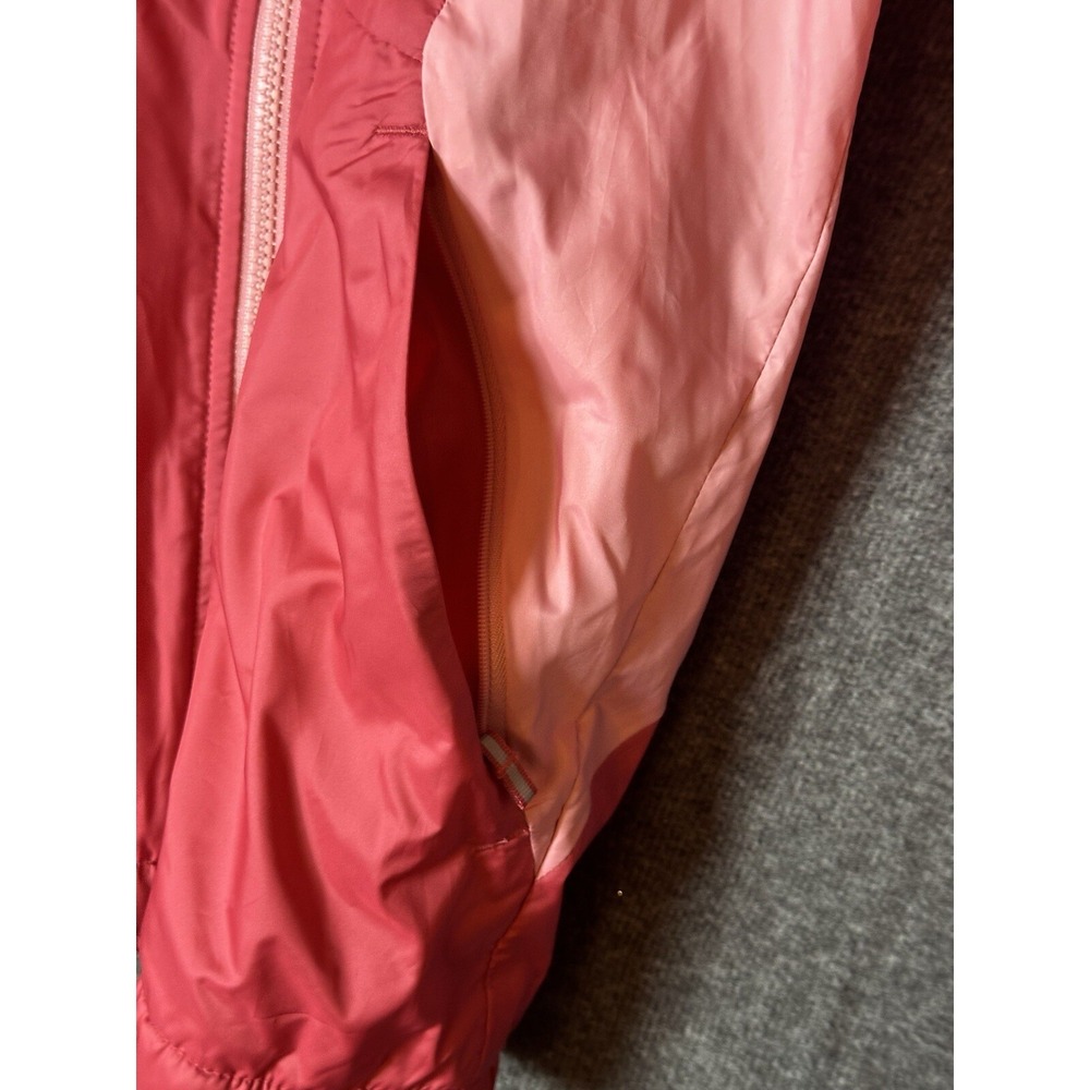 Columbia Jacket Girls 14 /16 Pink Windbreaker Colorblock PFG Vented Lightweight - Picture 8 of 9